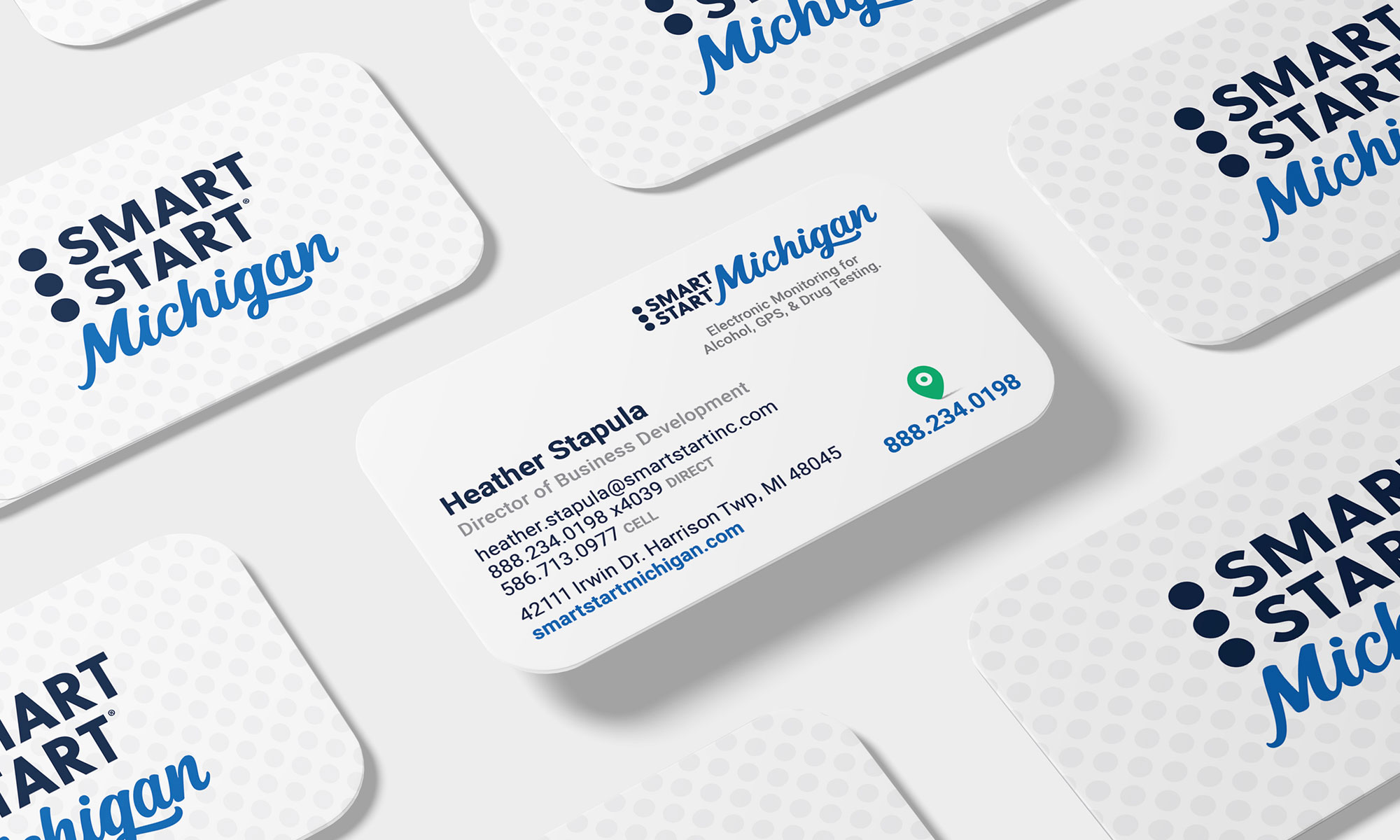 Smart Start Business card design