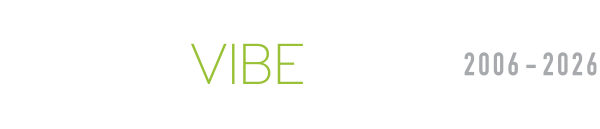 Creativibe 20 year anniversary logo mark.